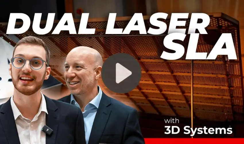 在Formnext展会上，3D Systems推出了SLA 825 Dual系统，这是其迄今最先进的大幅面立体光固化系统。该新一代平台构建体积较前代机型扩大20%，专为高产制造设计，在保持立体光固化技术标志性表面质量与精度的同时提升生产效率。系统面向工业级应用场景，瞄准医疗、航空航天及国防领域，依托数十年专业技术积累推动立体光固化性能升级。