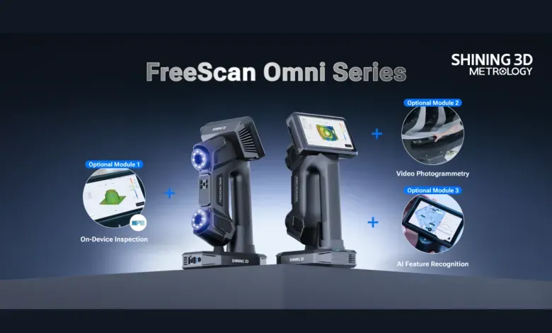 先临三维推出模块化FreeScan Omni系列，实现无线独立计量级3D扫描。该平台集成机载计算与AI识别，支持现场扫描、检测及报告生成，满足航空、汽车等工业领域对移动检测与流程一体化的高精度需求。
