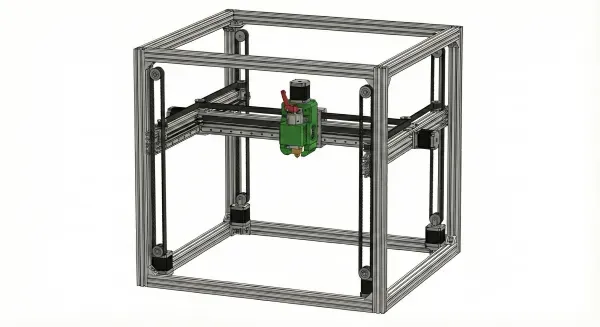 Sunnyday开源M3-CRETE混凝土3D打印机，采用模块化CoreXY结构及轻量化打印头，适配建筑环境。结合AI配方平台CEMFORGE优化材料，目标成本控制在5000美元内，支持现场定制与扩展，计划2026年联合高校开展实地测试。