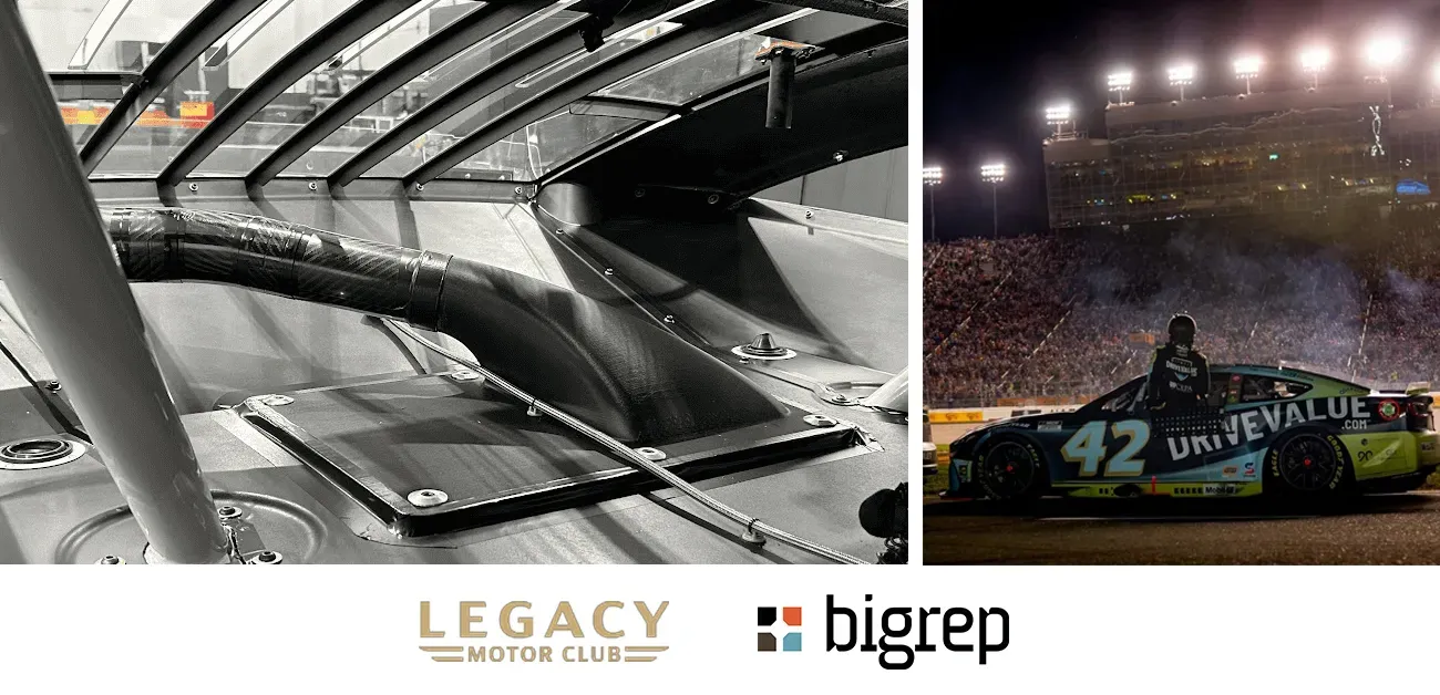 LEGACY MOTOR CLUB通过部署BigRep大幅面3D打印机，将赛车部件从外包转向内部制造，实现快速原型与功能件生产。车队以TPU、尼龙等材料打印齿轮冷却腔体、侧裙延伸件及工装夹具，大幅降低部件成本并缩短交付周期，显著提升赛季中研发与测试效率。