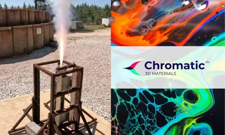 Chromatic 3D Materials成功完成增材制造火箭推进剂的静态点火测试，在超1800 psi高压下保持结构完整。其能量填充水平媲美传统推进剂，多材料打印能力可实现复杂几何与推力控制。公司宣称该技术可驱动美国90%以上火箭武器库，并推动分布式按需生产，减少对集中供应链依赖。