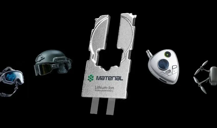 MATERIAL是一家总部位于佛罗里达州的初创公司，利用专有3D打印技术制造定制几何形状的锂离子电池，使电源能够适应产品设计，而不是产品设计去适应电源。该公司已获得710万美元的种子轮融资，并赢得了一份125万美元的美国空军合同。其HYBRID3D工艺结合了纳米材料——导电纳米线和活性电池颗粒——无需外部外壳即可打印电池，从而减少浪费并延长运行时间。初期应用瞄准无人机、AI可穿戴设备和机器人领域。该公司计划提供打印服务，并最终租赁机器用于内部生产。