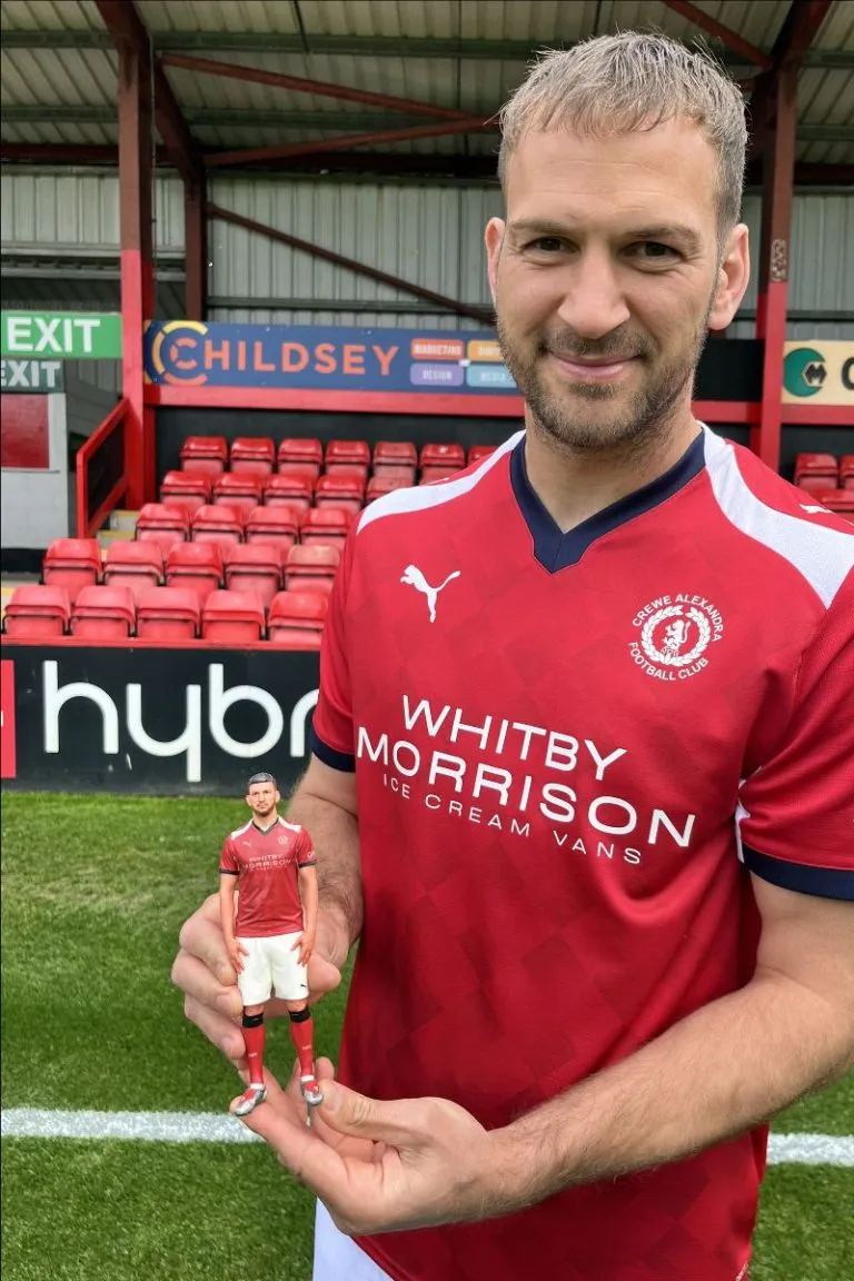 English soccer club Crewe Alexandra FC integrates 3D printing in new kit launch