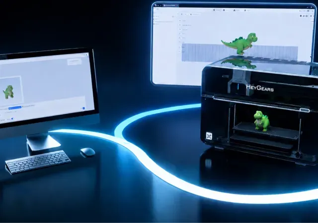 总部位于广州的3D打印与数字制造公司HeyGear为其G1系列桌面全彩3D及UV打印机开放预订，该产品计划于7月在Kickstarter上发起众筹。