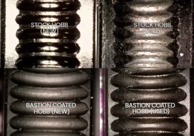 总部位于英国的挤出系统专业公司E3D推出了Bastion Coated Gears，这是一款用于Bambu Lab桌面3D打印机的硬化钢挤出机齿轮及滚花升级件。新组件兼容Bambu Lab X1C、X1E、P1P和P1S机型。