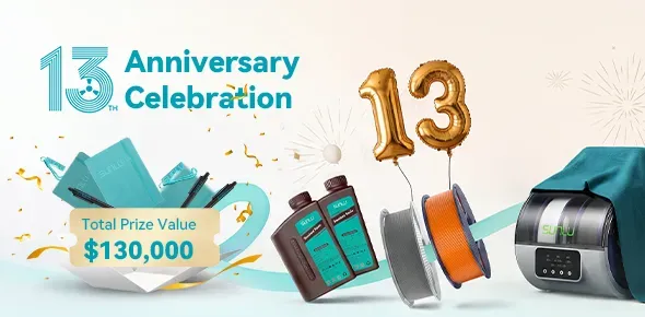 中国3D打印材料供应商SUNLU迎来13周年，推出Bambu Lab AMS Lite配套配件AMS Lite Heater，支持打印与耗材干燥同步进行。该加热器售价129.99美元，采用双气流设计、智能通风和湿度监测功能，解决耗材受潮问题。SUNLU同时启动全球周年纪念活动，奖品包括10000卷耗材、100份专属礼包及30000美元社区回馈。此外，公司正通过开设新工厂拓展美国市场，以提升产品供应并缩短运输时间。