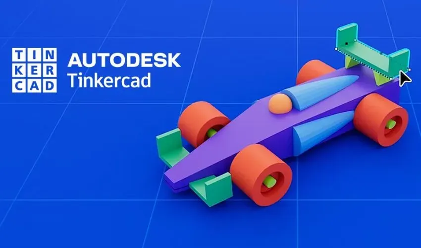Tinkercad依托CSG积木式建模，集成电路、代码块与Sim Lab物理仿真，成为免费易用的3D打印入门工具。支持STL导出、iPad端AR查看，并可与Fusion 360衔接，覆盖教育到爱好者场景，用户已破亿。