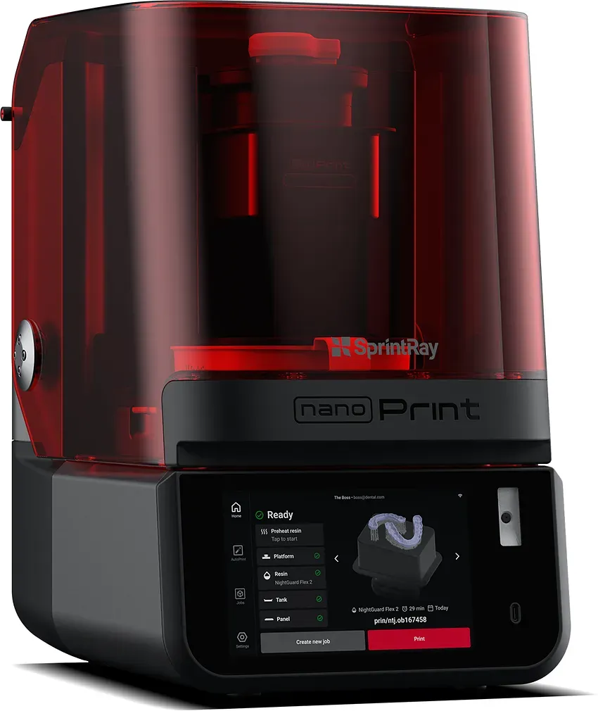 SprintRay于3DNext大会推出首款口内扫描仪Foundation、紧凑型Nano打印清洗固化系统及与GC合作的新型修复树脂，将扫描、设计、打印至后处理整合于同一云平台，瞄准椅旁单病例高频场景，推动齿科诊所全流程数字化闭环。