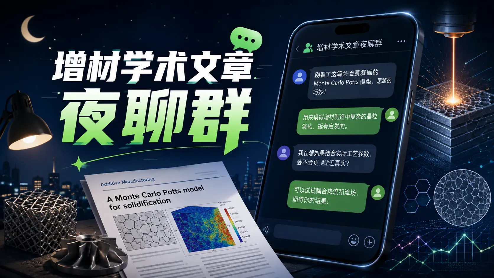 增材学术文章夜聊群