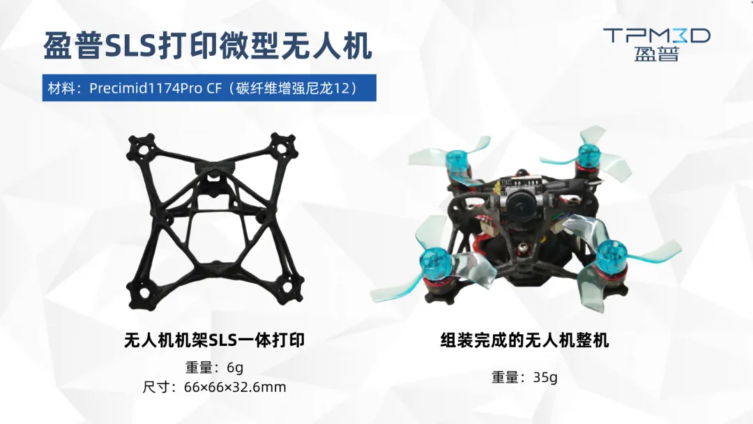 围绕2025年Formnext Asia Shenzhen展会，文章介绍盈普、惠普、一迈、汉邦、创联、希禾和中纤在无人机与低空飞行器中的3D打印应用，涵盖轻量化、复合材料及金属结构，并保留当时的展位、日程和报名信息。