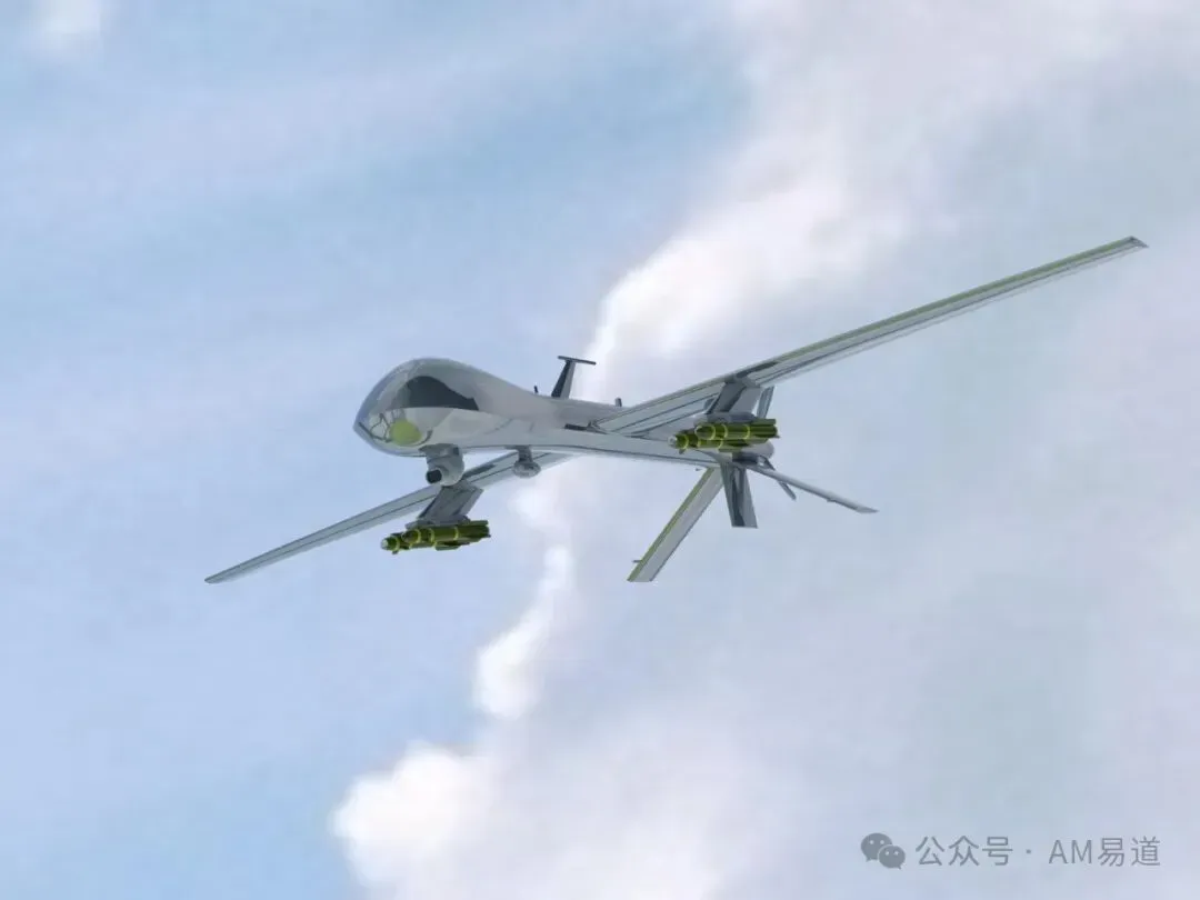 本文展示chao wey设计的MQ-1捕食者主题模型、渲染图片及STEP、STL、RAR等模型文件示例，并简述原型机背景。设计文件仅供学习交流，版权归原设计师或版权所有者，商业使用须取得明确授权。