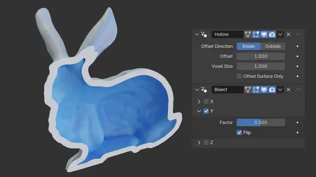 Blender中的薄壁和空腔截面检查