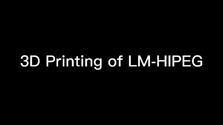 视频展示液态金属DIW 3D打印过程。